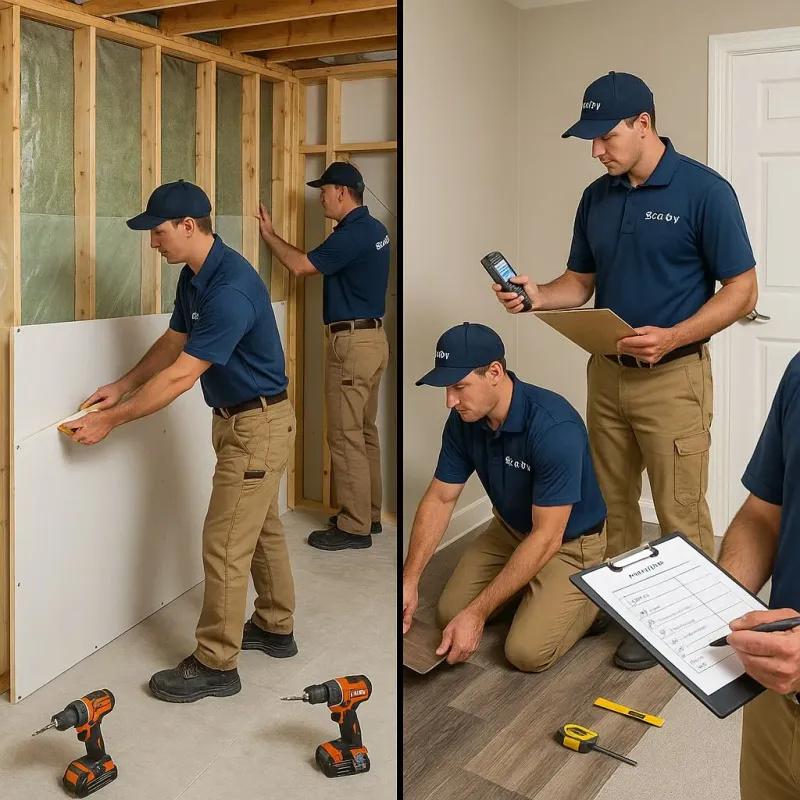 Repairs and Reconstruction process in Framingham Center, MA